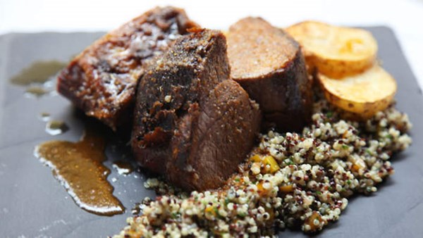 Huanta-style roasted alpaca shoulder
