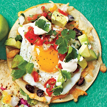 Huevos rancheros tacos
