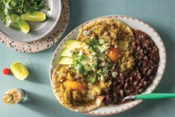 Huevos rancheros verde