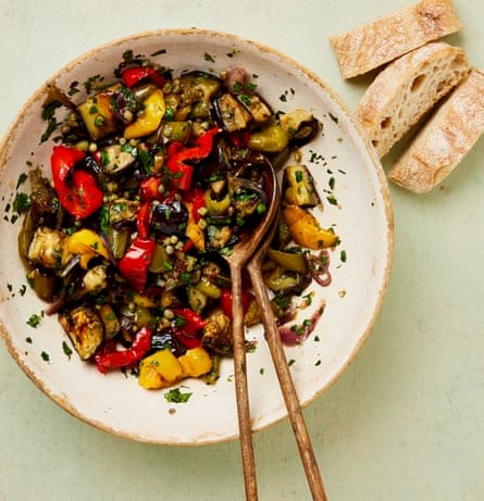 Hugh's oven-baked caponata