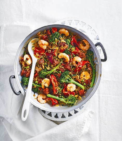 Hugh's smoky prawn rice