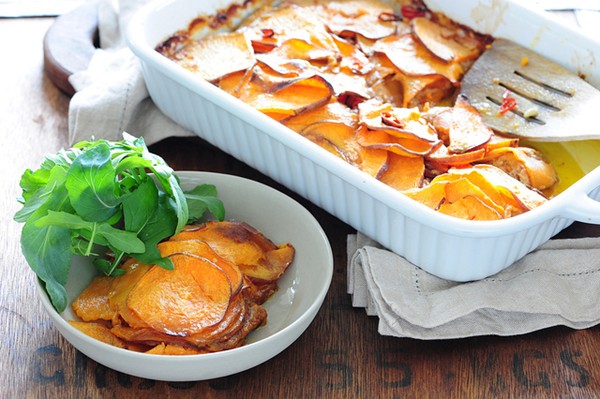 Hugh's sweet potato gratin