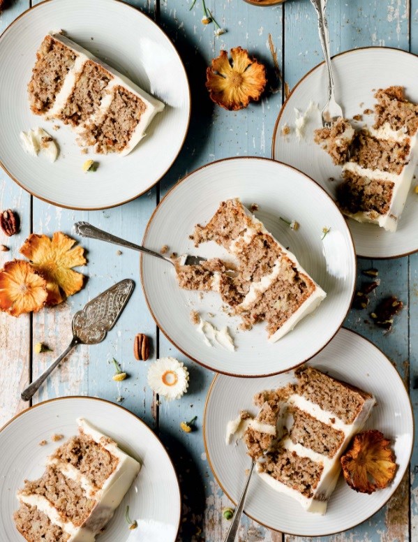 Hummingbird cake with spiced rum buttercream