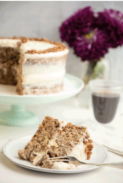 Hummingbird cake with sweet cream cheese icing