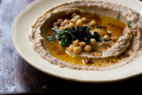 Hummus en fuego recipe