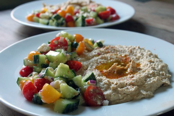 Hummus for dinner