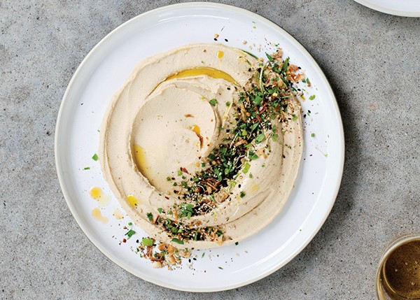 Hummus with white miso