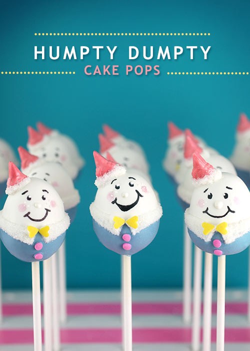 Humpty dumpty cake pops