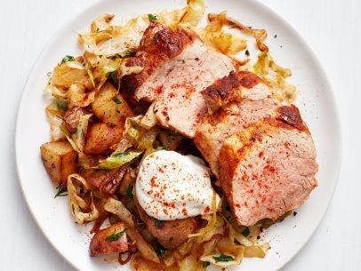 Hungarian pork and potatoes