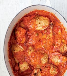 Hungarian-style paprika chicken