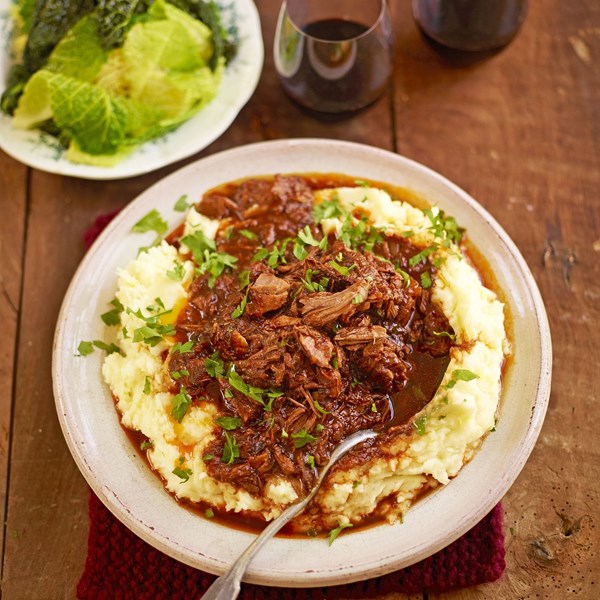 Hunter-style shin of beef