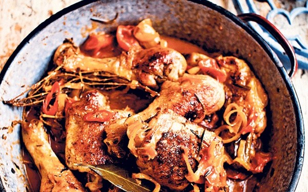 Hunter's chicken (Pollo alla cacciatora)