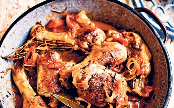Hunter's chicken (Pollo alla cacciatora)