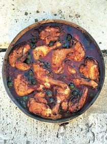 Hunter's chicken stew (Pollo alla cacciatora)