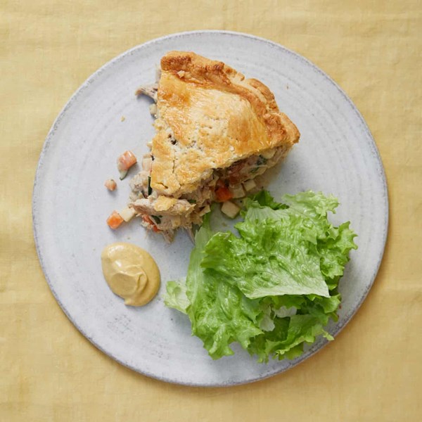 Hunter's pie with cider and tarragon