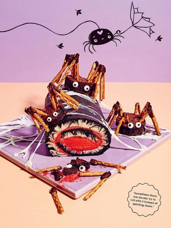 Hurricane spider Swiss roll