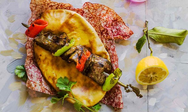 Hyderabadi lamb’s liver kebab (Kaleji kebab)