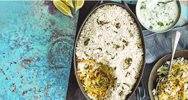 Hyderabadi quabooli biryani