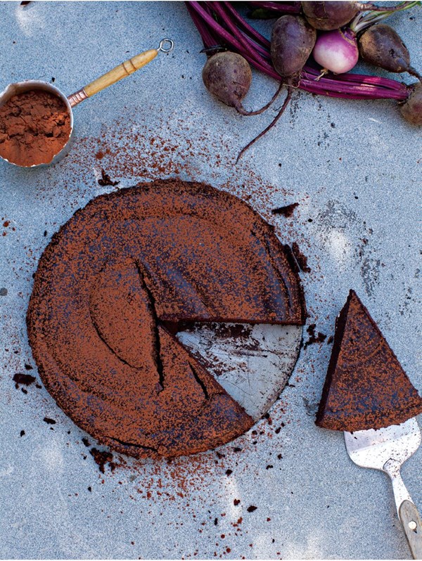"I can't believe it's beetroot" cake