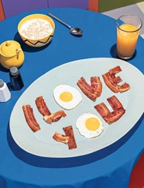I love you breakfast