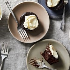 Ian Knauer's chocolate eggplant cakes