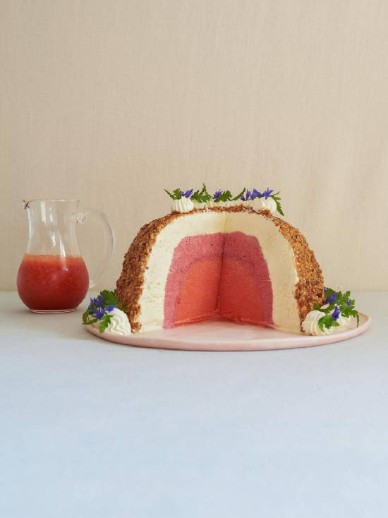 Ice cream bombe