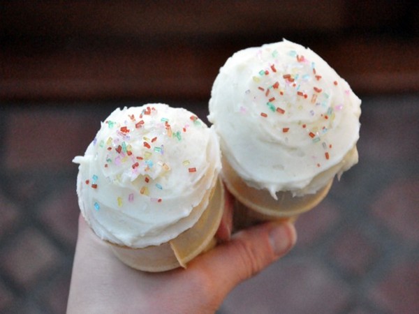 Ice cream cone cupcakes