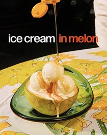 Ice cream in melon