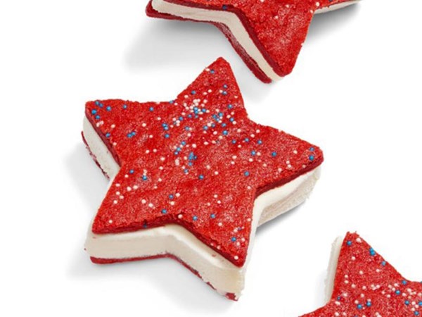 Ice cream sandwich stars