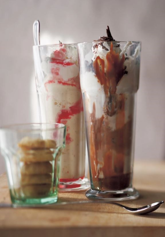 Ice cream sundaes