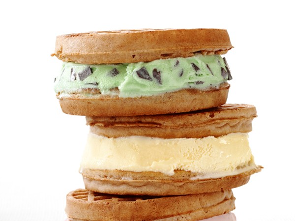 Ice cream wafflewiches