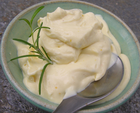 Ice creamed ricotta