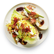 Iceberg and onion pear salad