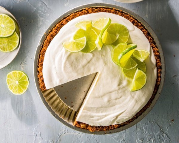 Icebox Key lime pie