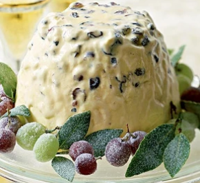 Iced berry pud