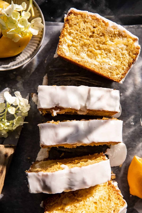 Iced lemon loaf