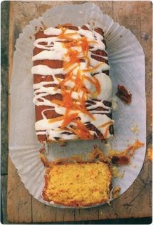 Iced orange loaf