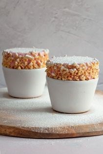 Iced raspberry & glayva soufflé