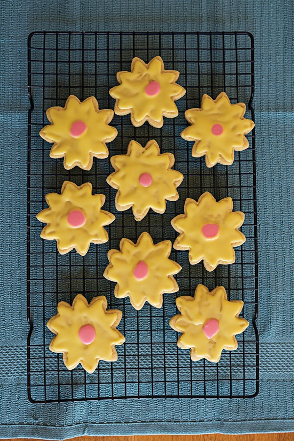 Iced sugar cookies