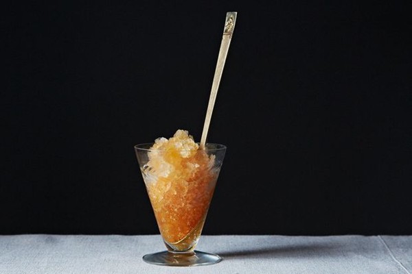 Iced tea granita