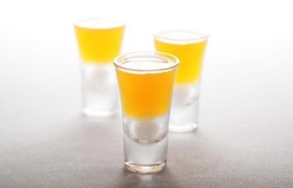 Iced vodka gazpacho