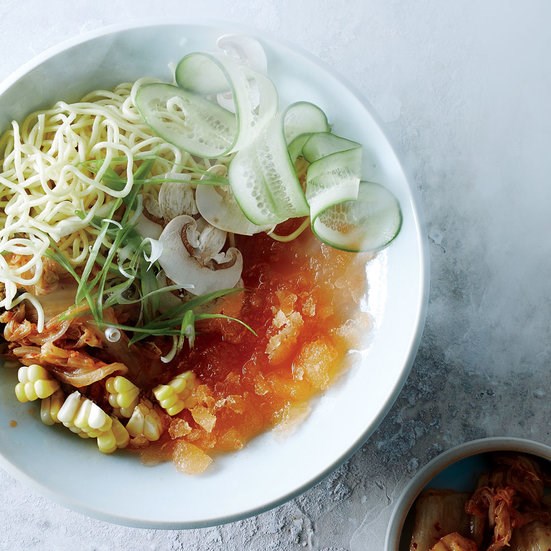 Icy-cold kimchi ramen