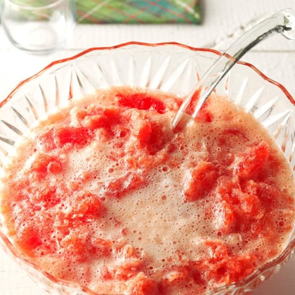 Icy holiday punch