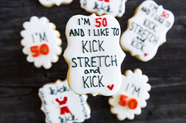  I'm 50! Sally O'Malley-themed birthday cookies 