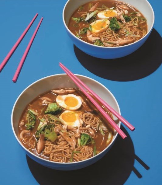 Impatient broccoli ramen
