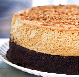 Impossible chocolate flan (Flan imposible)