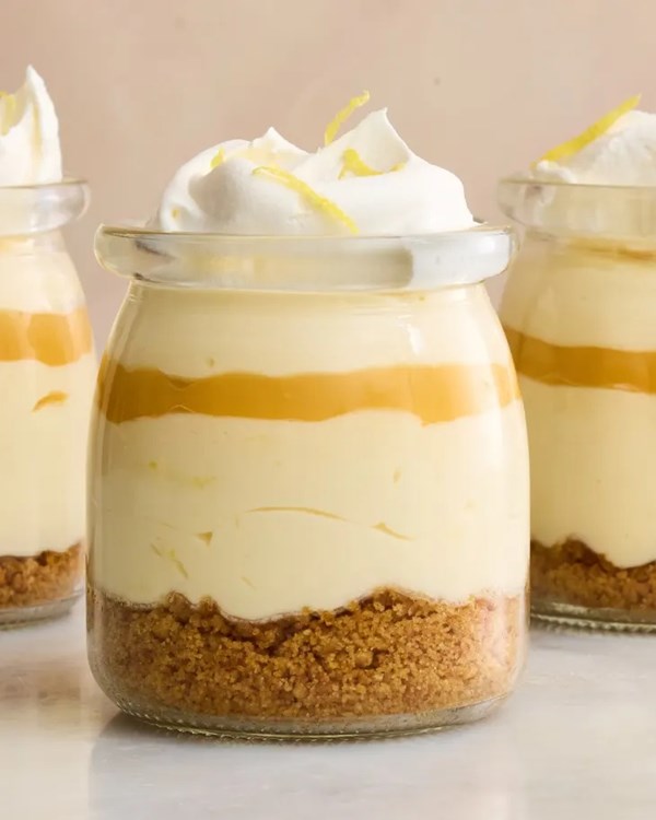 Impossibly creamy lemon mousse
