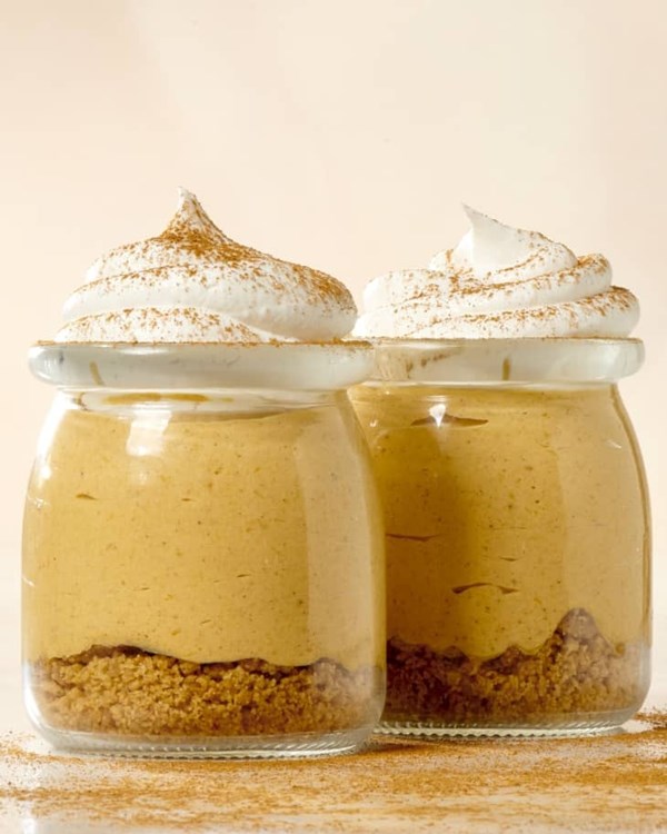Impossibly creamy pumpkin mousse