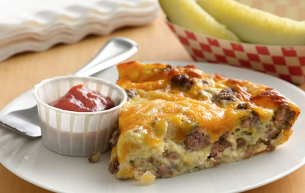 Impossibly easy cheeseburger pie