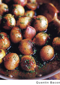 Ina Garten's caramelized shallots